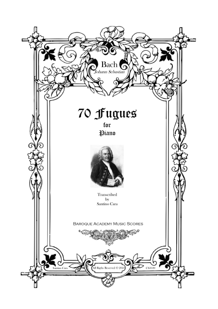 Bach 70 Fugues Piano Scores