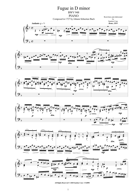 Piano Scores