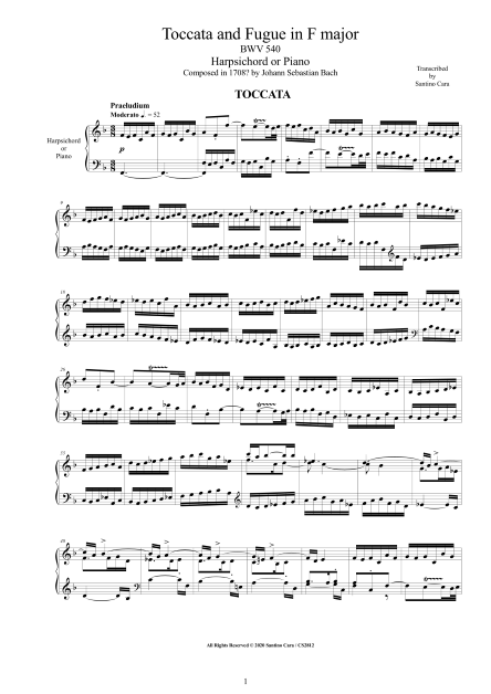 Bach Scores Fugues