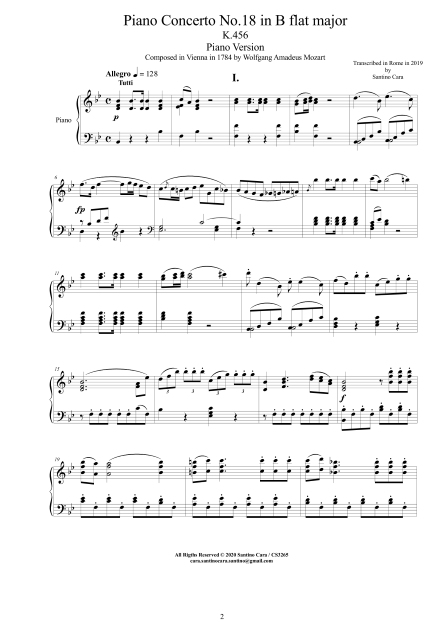  Concertos Piano Scores