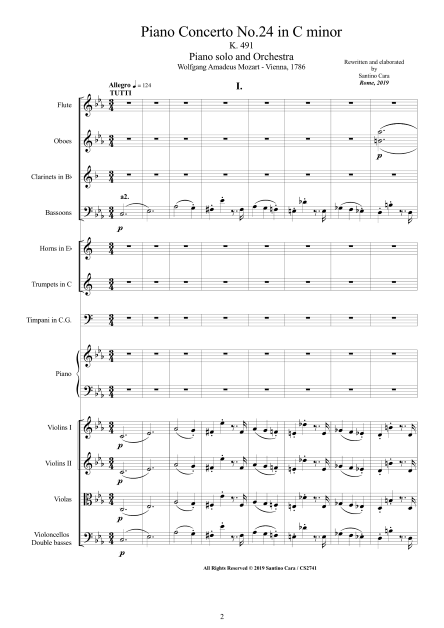 Mozart Orchestra Scores