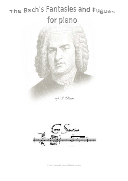 Bach Fantasies and Fugues Scores pdf