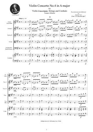 Violin and Orchestra Scores