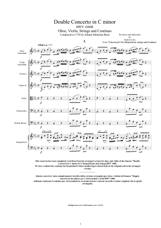  Concertos Score