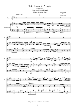 Sonatas Flute Harpsichord