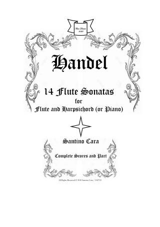 Flute Scores  Handel