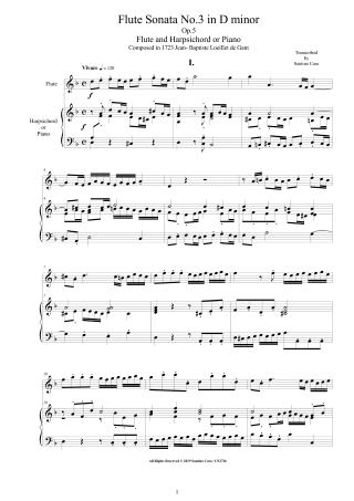 Sonatas Flute