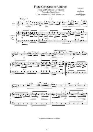 Concertos Flute Scores