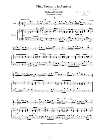 Sonatas Flute Scores