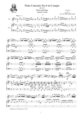 Flute Scores Vivaldi