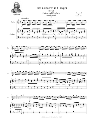 Scores Concertos Sonatas