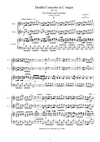 Flute Scores Vivaldi