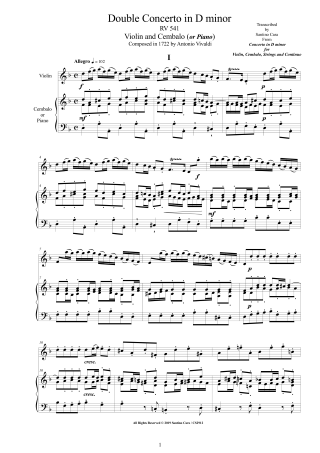 Violin Piano Scores