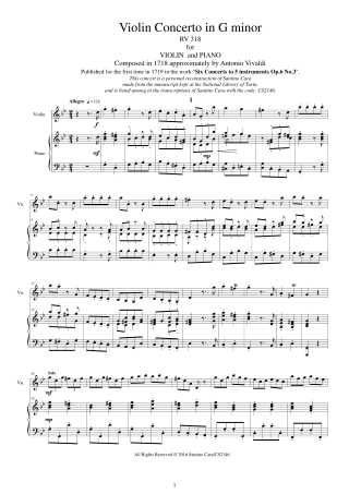 Vivaldi Scores Op6Op7