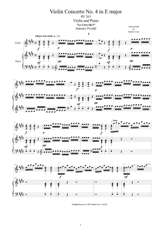 Concertos Violin Piano