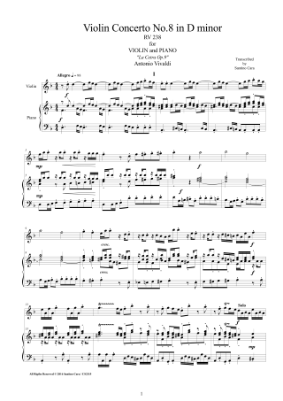 Concertos Violin Piano